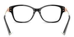 Shop TIFFANY Tiffany HardWear Cat-Eye Eyeglasses in Black online.