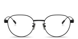 تسوق نظارات طبية دائرية للجنسين بتوقيع العلامة مونكلير بلون أسود أونلاين.