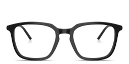 Shop Moncler Logo Signature Unisex Panthos Eyeglasses in Black online.