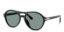Shop GIORGIO ARMANI Round Sunglasses in Black online.