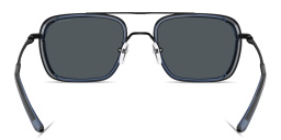 Emporio Armani Eagle Logo Square Sunglasses in Black – Product Photo 4