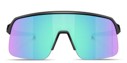 Shop Oakley Sutro Lite Half-Rim Rectangle Sunglasses in Black online.