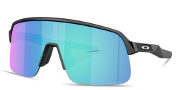 Shop Oakley Sutro Lite Half-Rim Rectangle Sunglasses in Black online.