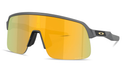Shop Oakley Sutro Lite Half-Rim Rectangle Sunglasses in Matte Grey online.