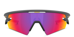 Shop Oakley Sphaera™ Slash Unisex Half-Rim Rectangle Sunglasses in Black online.