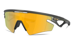 Shop Oakley Sphaera™ Slash Unisex Half-Rim Rectangle Sunglasses in Matte Green online.