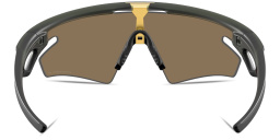 Shop Oakley Sphaera™ Slash Unisex Half-Rim Rectangle Sunglasses in Matte Green online.