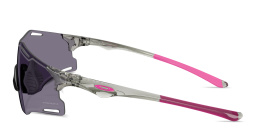 Oakley Cybr Zero Unisex Rimless Rectangle Sunglasses in Grey – Product Photo 3