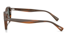 تسوق نظارات شمسية أيلز بإطار مربّع للجنسين أوليفر بيبلز بلون سيكامور أونلاين.