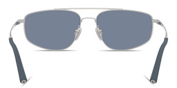 تسوق نظارات شمسية طراز أفياتور للجنسين أوليفر بيبلز بلون فضي أونلاين.