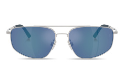 Shop OLIVER PEOPLES Unisex Aviator Sunglasses in Silver online.