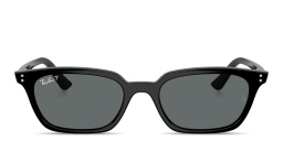 Shop Ray-Ban Zaya Unisex Pillow Sunglasses in Black online.