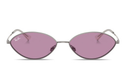 Ray-Ban Kai Unisex Oval Sunglasses in Gunmetal – Product Photo 1