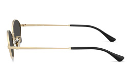 Ray-Ban Kai Unisex Oval Sunglasses in Gold – Product Photo 3