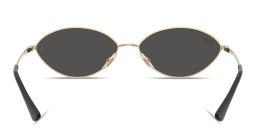 Ray-Ban Kai Unisex Oval Sunglasses in Gold – Product Photo 4
