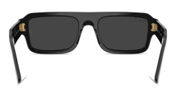 Ray-Ban Lukas Unisex Rectangle Sunglasses in Black – Product Photo 4