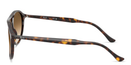 Ray-Ban Logo Signature Unisex Square Sunglasses in Havana – Product Photo 3