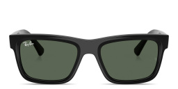 Shop Ray-Ban Junior Kids Rectangle Sunglasses in Black online.