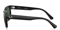 Shop Ray-Ban Junior Kids Rectangle Sunglasses in Black online.