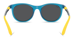 Ray-Ban Junior Kids Panthos Sunglasses in Blue – Product Photo 4