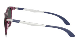 Ray-Ban Junior Kids Panthos Sunglasses in Transparent Violet – Product Photo 3