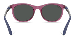 Ray-Ban Junior Kids Panthos Sunglasses in Transparent Violet – Product Photo 4