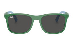Ray-Ban Junior Kids Square Sunglasses in Green – Product Photo 1