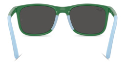 Ray-Ban Junior Kids Square Sunglasses in Green – Product Photo 4