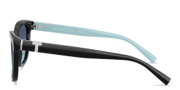 Shop TIFFANY Tiffany T Cat-Eye Sunglasses in Black online.