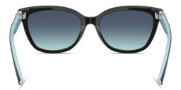 Shop TIFFANY Tiffany T Cat-Eye Sunglasses in Black online.