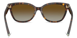 Shop TIFFANY Tiffany T Cat-Eye Sunglasses in Havana online.