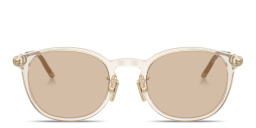 Moncler Barbb Unisex Round Sunglasses in Transparent Pink – Product Photo 1