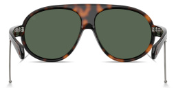 Shop Moncler Vantaj Unisex Pilot Sunglasses in Shiny Havana online.