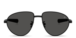 Shop Moncler Vizla Unisex Pilot Sunglasses in Matte Black online.