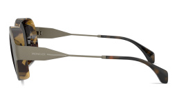 تسوق نظارات شمسية أوروس بإطار دائري للجنسين مونكلير بلون أنثراسيت مطفي أونلاين.