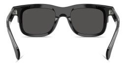 Shop Moncler Claro Unisex Square Sunglasses in Shiny Black online.