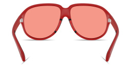 تسوق نظارات شمسية هالسيون طراز بايلوت للجنسين مونكلير بلون أحمر أونلاين.