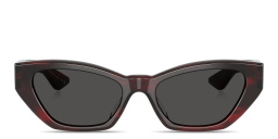 Shop OLIVER PEOPLES Khaite Cat-Eye Sunglasses in Bordeaux online.
