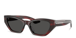 Shop OLIVER PEOPLES Khaite Cat-Eye Sunglasses in Bordeaux online.