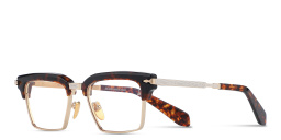 JACQUES MARIE MAGE Alin Unisex Square Eyeglasses in Tortoise – Product Photo 2