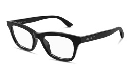 Shop Alexander McQueen Logo Signature Cat-Eye Eyeglasses in Black online.