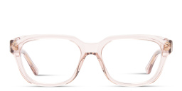 Shop Chloe Logo Signature Rectangle Eyeglasses in Pink online.