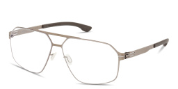 ic! berlin MB 18 Aviator Eyeglasses in Matte Light Bronze – Product Photo 2