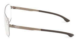 ic! berlin MB 18 Aviator Eyeglasses in Matte Light Bronze – Product Photo 3