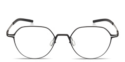 ic! berlin Nori Unisex Panthos Eyeglasses in Matte Black – Product Photo 1