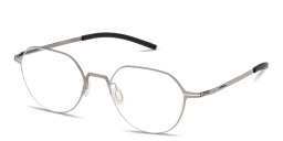Shop ic! berlin Nori Unisex Panthos Eyeglasses in Shiny Graphite online.