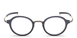Shop ic! berlin Toki Unisex Round Eyeglasses in Blue online.