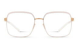 Shop MYKITA Meryl Unisex Square Eyeglasses in Gold online.