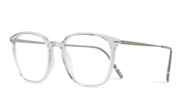 Shop Silhouette Illusion Lite Unisex Square Eyeglasses in Clear online.