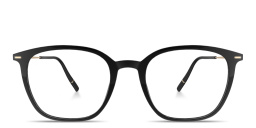 Shop Silhouette Illusion Lite Unisex Square Eyeglasses in Black online.